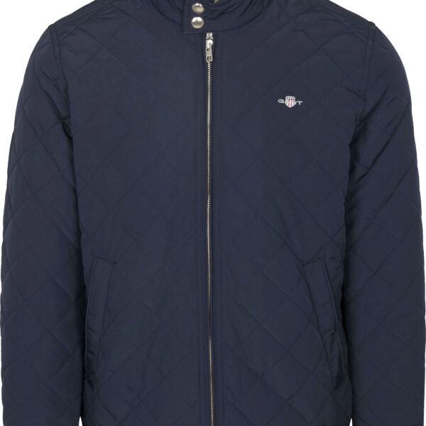 Gant Jacket Quilted Navy Blue Dark Blue size XL