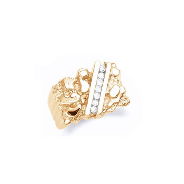 Men's CZ Ring in 9ct Gold