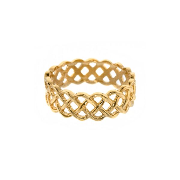 Celtic Weave Ring in 9ct Gold