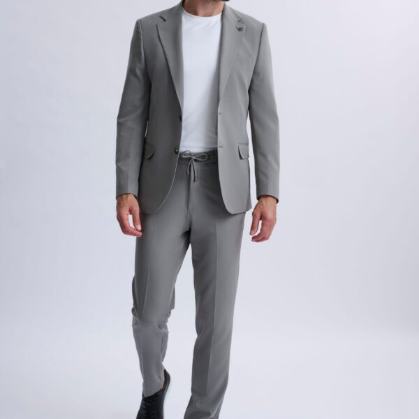 Ettore Smart Casual Suit Grey