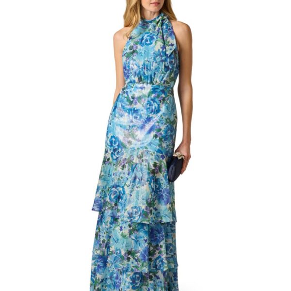 Adrianna Papell Women's Glazed Chiffon Gown | Size: 6