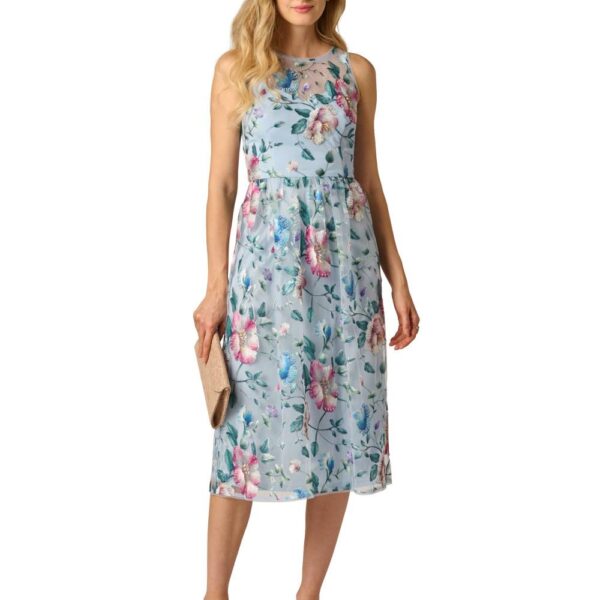 Adrianna Papell Women's Embroidered Midi Dress | Size: 10