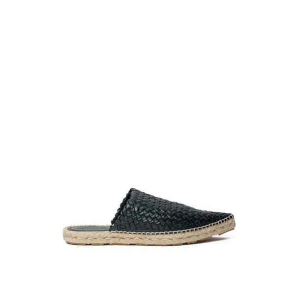 Bottega Veneta Women's Green Leather Espadrille Flat | Size: 8