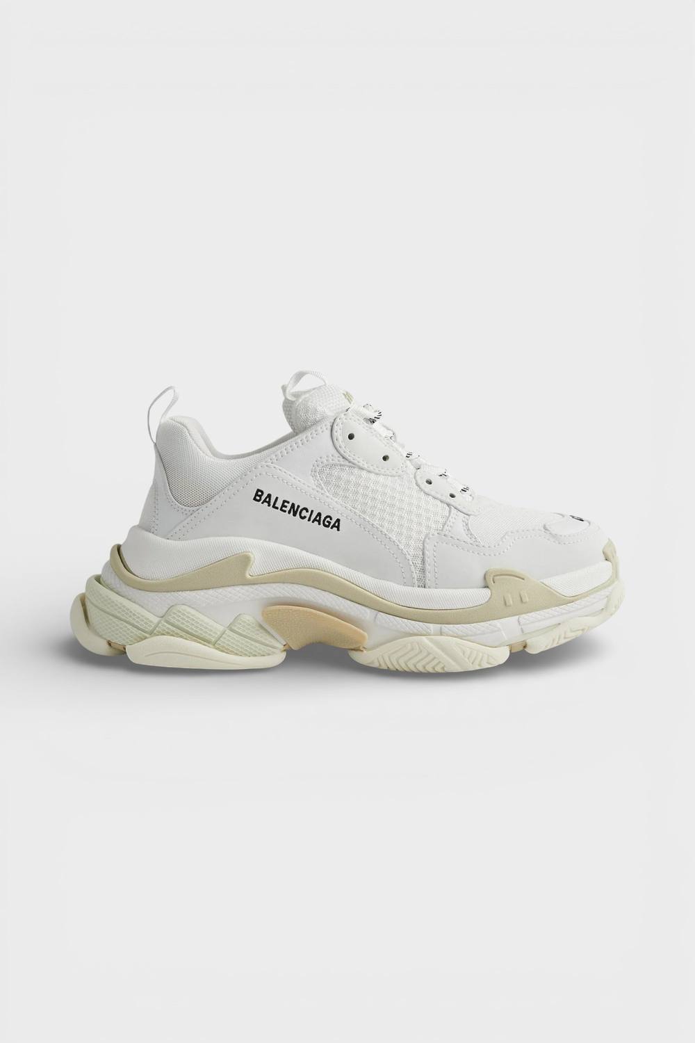 Balenciaga Women's Triple S Chunky Trainers White | Size: 7