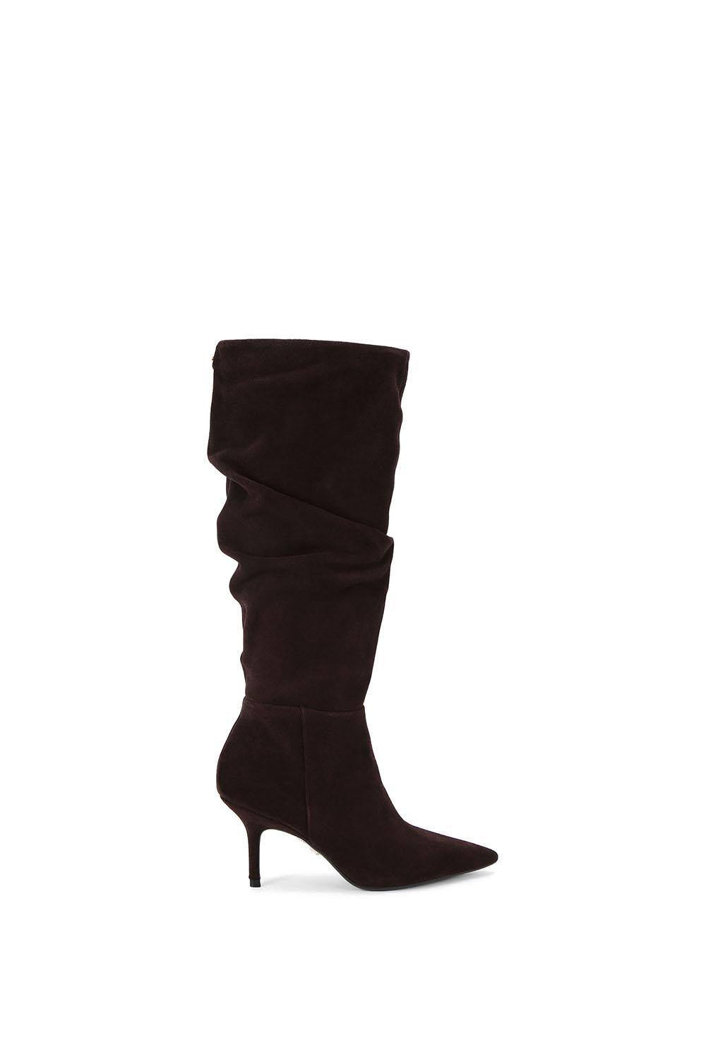 Carvela Women's 'Spirit Slouch Boot' Suede Boots in Brown | Size: 7