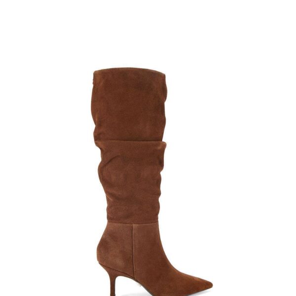 Carvela Women's 'Spirit Slouch Boot' Suede Boots in Brown | Size: 3