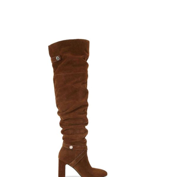 Carvela Women's 'Jackpot Slouch Otk' Suede Boots in Brown | Size: 7