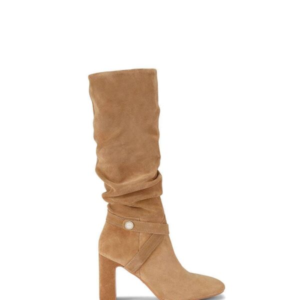 Carvela Women's 'Jackpot Slouch Knee' Suede Boots in Camel | Size: 9