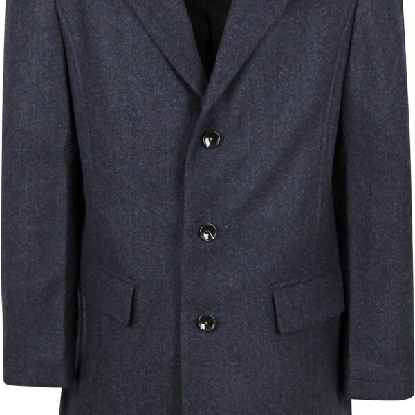 McGregor Coat Wool Herringbone Navy Blue Dark Blue size XXL