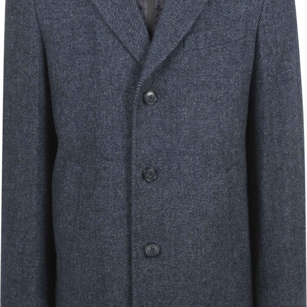 Suitable Coat Wool Twill Dark Blue Dark Blue size 46