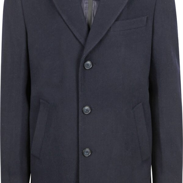 Suitable Coat Wool Twill Navy Blue Dark Blue size 50