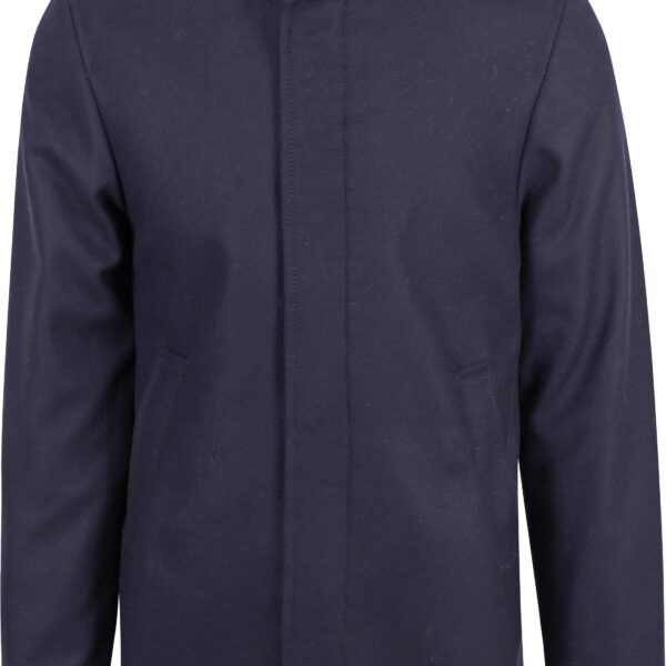 Suitable Hirsch Coat Wool Blend Navy Blue Dark Blue size 50