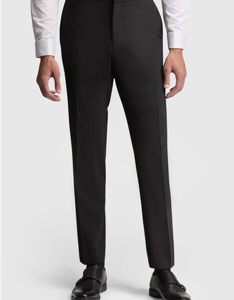 Ted Baker Slim Fit Black Tuxedo Men's Suit Trousers