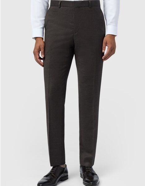 Ted Baker Slim Fit Byron Chocolate Flannel Men's Trousers