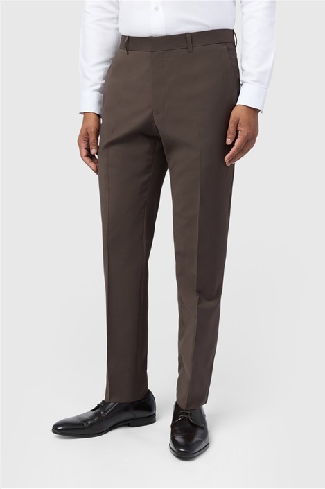 Ted Baker Slim Fit Freeth Taupe Tonic Men's Trousers, Grey
