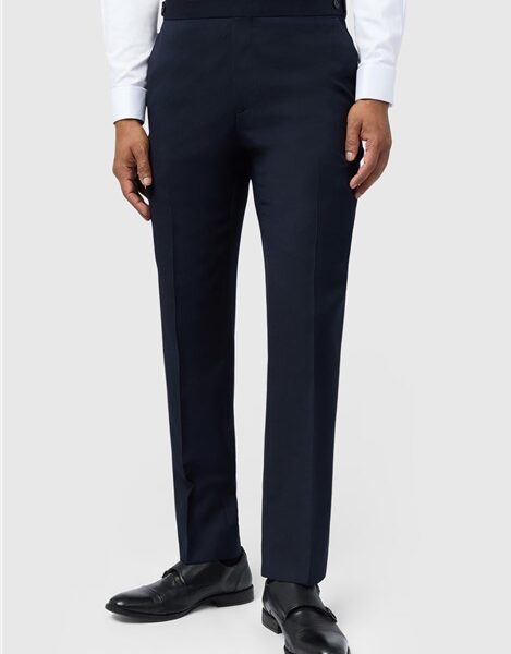 Ted Baker Slim Fit Galen Navy Blue Tuxedo Men's Trousers